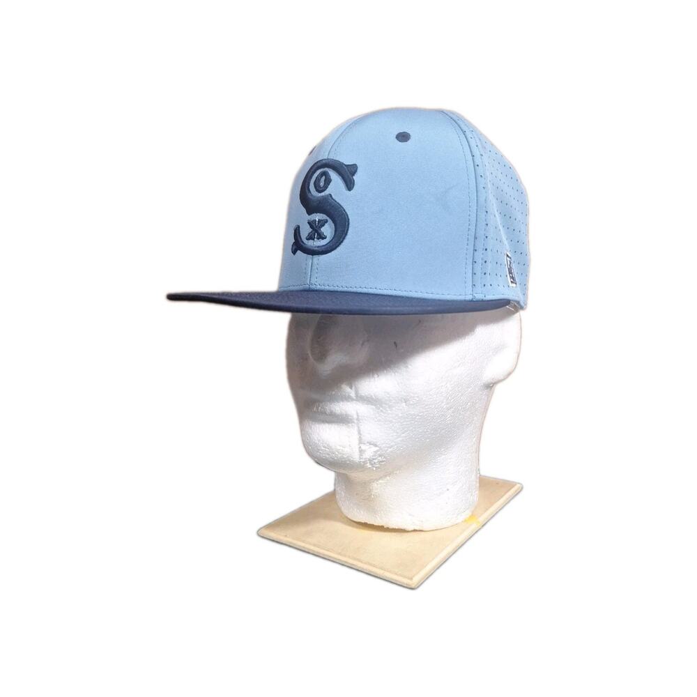 MLB Chicago White Sox 1917 The Game Flat Billed Lt. Blue Size Small Baseball Hat
